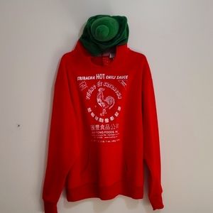 Sriracha bottle hoodie